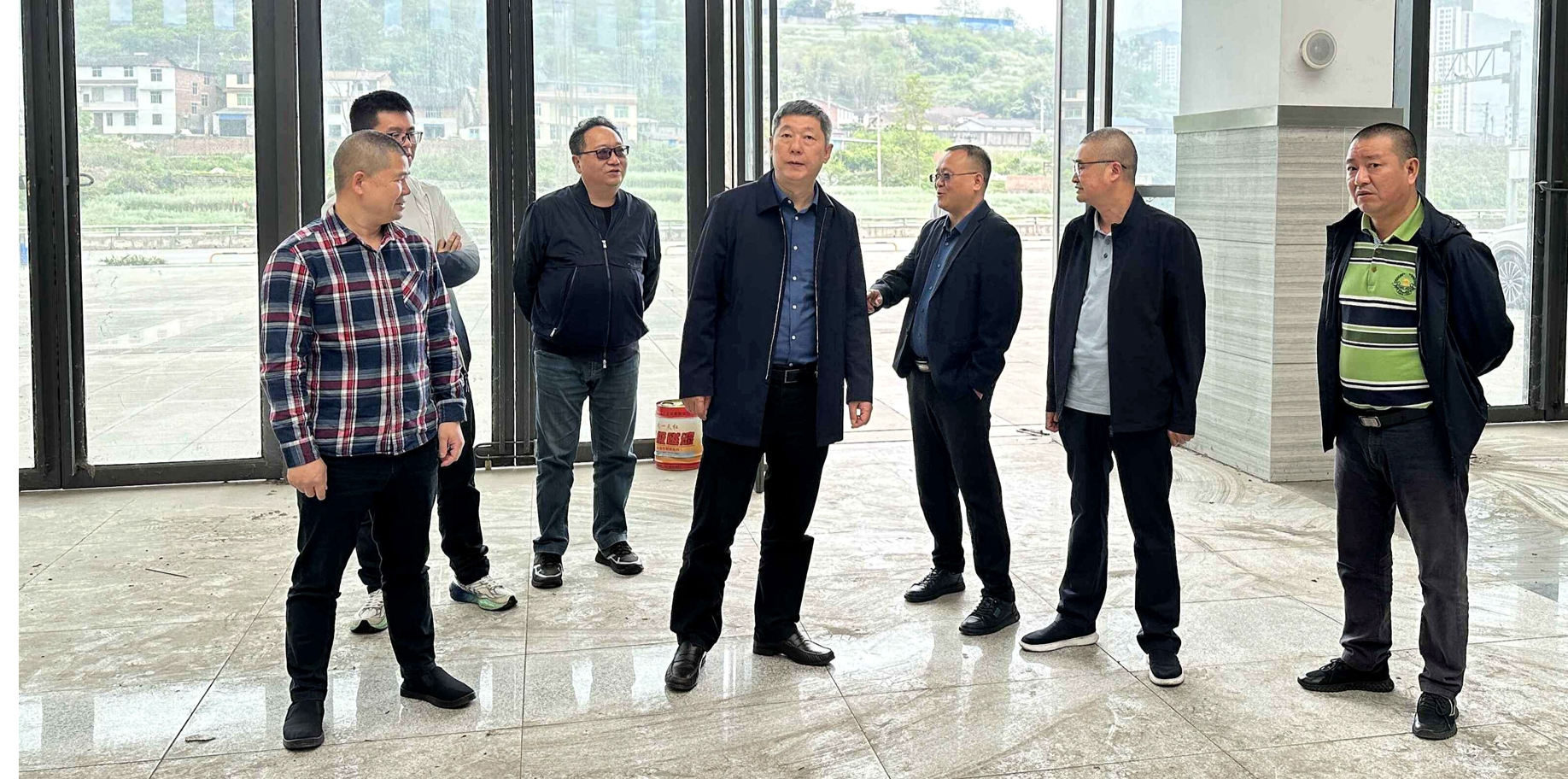 重庆物流集团党委委员、副总经理刘勇调研指导我司物流商贸工作